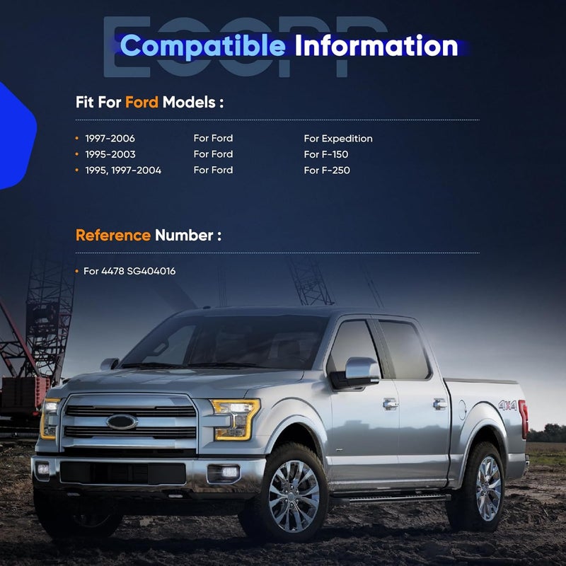 ECCPP 4478 SG404016 Lift Supports Front Hood Struts Gas Springs for Ford Expedition 1997-2006 for Ford for F-150 1997-2004 for Ford for F-150 Heritage 2004 for Ford for F-250 1995 1997-2004 - Image 2